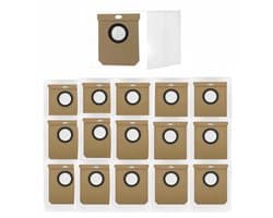 16-delige set stofzakken voor Eufy Clean L60 SES / L60 Hybrid SES / L50 SES robotstofzuigers stofzakken-2,5 liter