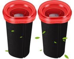 Er zijn twee filterpatronen Geschikt voor de Geschikt voor Bosch Flexxo Series 4, modellen BBH32101, BBH3ZOO25 en BBH3PETGB, leverbaar als vervanging, reserveonderdelen en accessoires, waaronder een sponsfilter