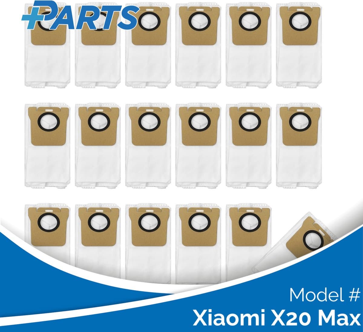 Xiaomi X20 Max Stofzakken (18 Stuks, Plus.Parts® alternatief voor BHR6560GL) — afbeelding 1
