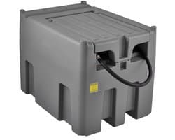 Draagbare Dieseltank - Mobiele Brandstoftank - Capaciteit 440 L - Automatische Pomp 12 V DC 140 W - Toerental 2600 tpm - Slang 4 m - Voor Diesel/benzine - Grijs