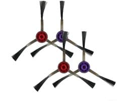 Zijborstelset - 4 stuks - Voor robotstofzuiger
