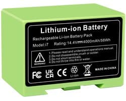 Vervangende Lithium-ion Batterij voor iRobot Roomba i7