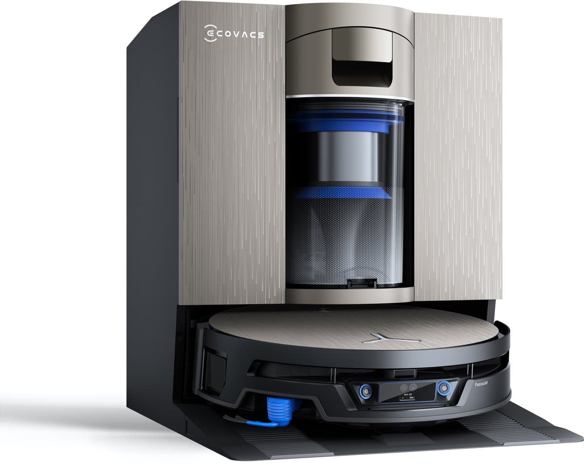 ECOVACS DEEBOT X12S OmniCyclone Carekit Robotstofzuiger met dweilfunctie - Inclusief extra accessoires – 27.000 Pa – 27l/s - ZeroTangle 4.0 – OZMO Roller 3.0 – TruEdge 3.0 — afbeelding 1