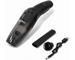 Draadloze Handstofzuiger - Wit - Oplaadbare Stofzuiger voor Auto en Huis - Inclusief 3 Accessoires