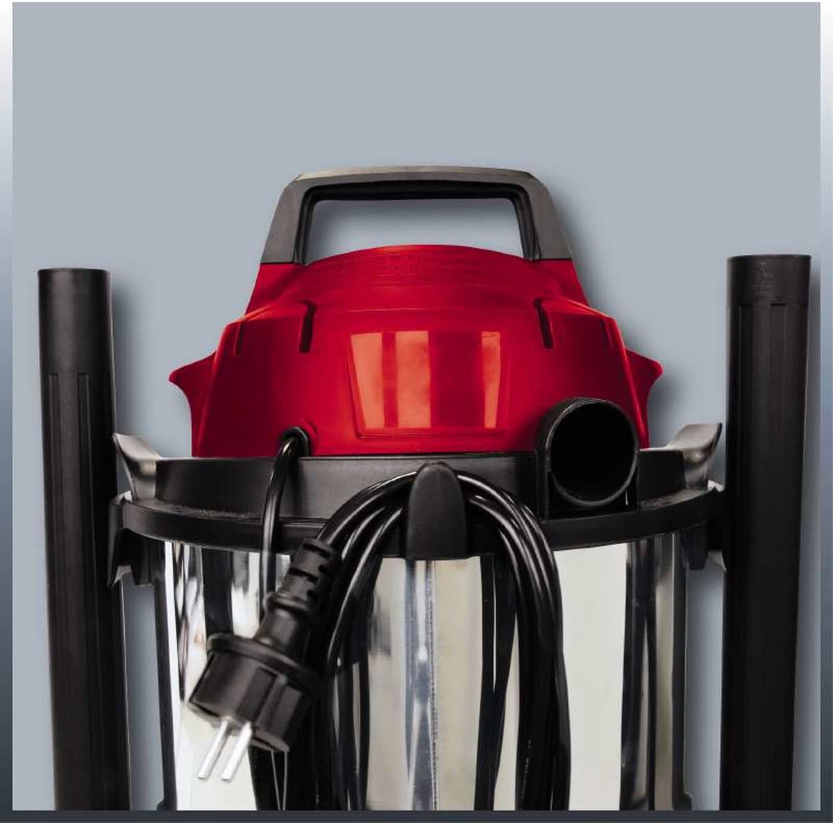 Einhell Elektrische Nat-/Droogzuiger TC-VC 1812 S - 1250 W - 180 mbar - 12 L - RVS container - Incl. accessoires — afbeelding 1