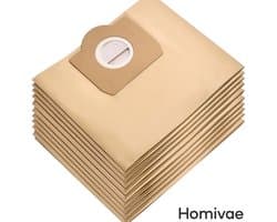 Homivae - Premium Stofzuigerzakken – 20x Stofzuigerzak – Geschikt voor Kärcher WD3, MV3, A2204, SE4001, 6.959-130.0 – Hoge Filterkwaliteit & Sterke Zuigkracht