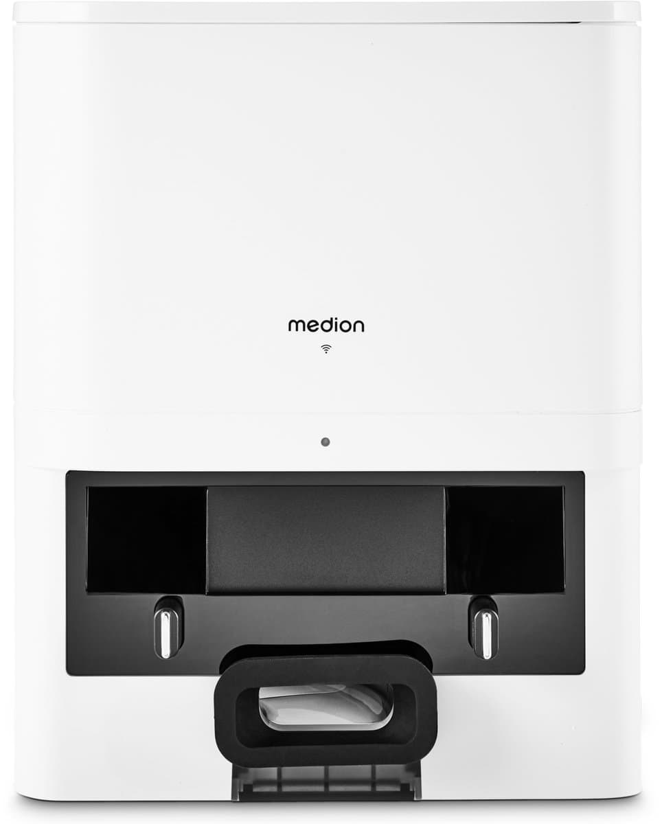 MEDION zuigstation voor robotstofzuiger MEDION X41 SW (2 liter inhoud, automatische lediging & sterke zuigkracht, MD 12035) — afbeelding 1