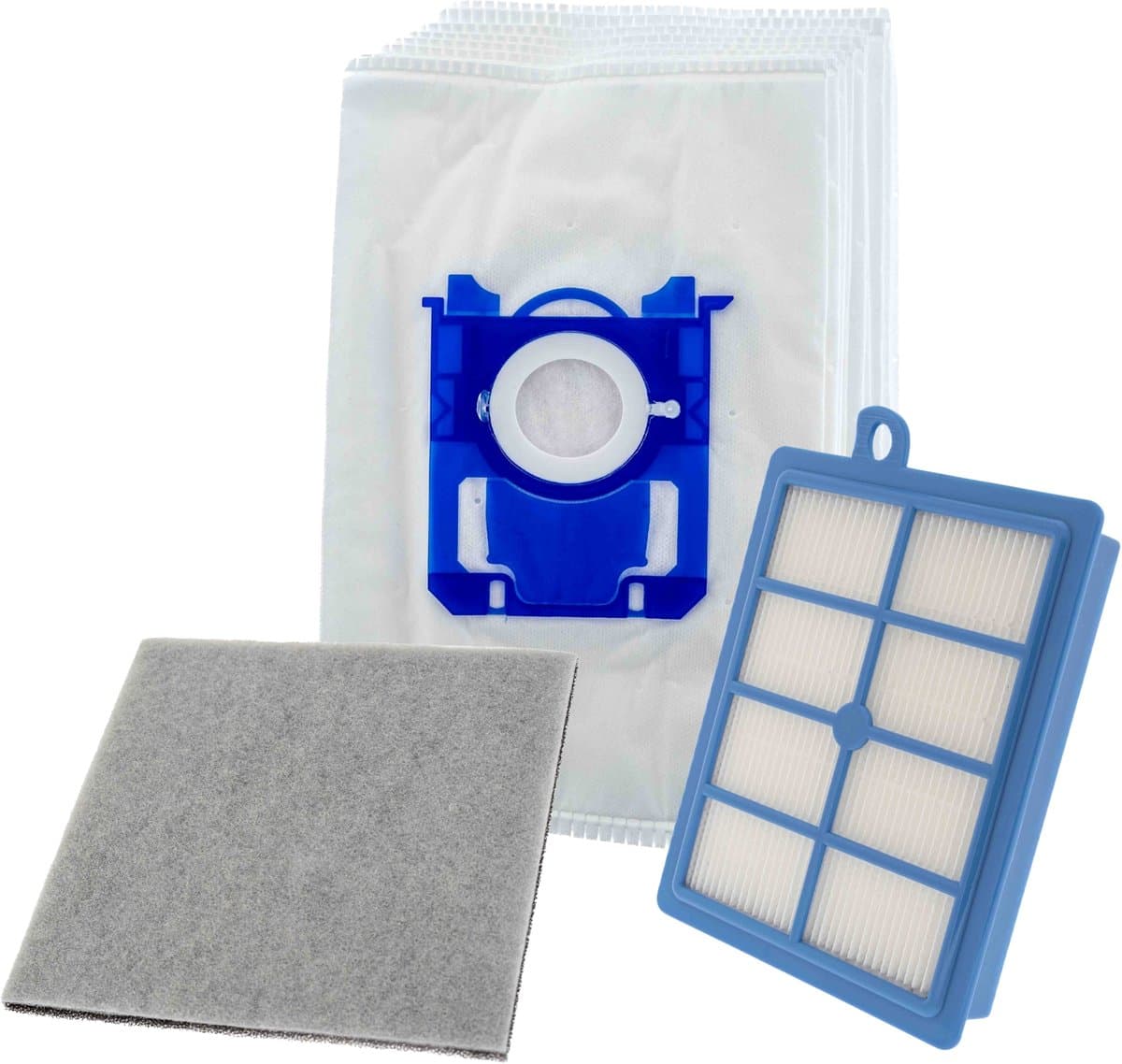 Kleanburg® - Geschikt voor Philips Performer Silent - Onderhoudsset - 10 Stofzuigerzakken - 1 HEPA-filter - 1 Motorfilter — afbeelding 1