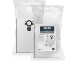 SQOON® Stofzuigerzakken Geschikt voor Nilfisk Alto / WAP / KEW AERO 20/25/26 Series - 5 Stuks