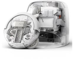 DJI Romo P (Water Tank Version) - Robotstofzuiger met dweilfunctie - Geschikt voor huisdierharen - 25.000 Pa zuigkracht - Obstakeldetectie op millimeter niveau - Transparant design