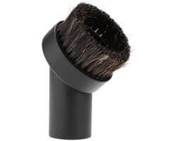 aladdien - Vacuümborstel - Paardenhaar - Duurzaam en roestvrij - Universele stofzuigeraccessoire - Geschikt voor de meeste stofzuigers - 1 stuk