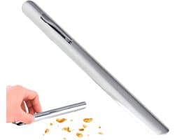 Tafelkruimelveger - Broodschraper Kruimelschraper - Tafel Reinigen - Roestvrij Metaal - 15 cm - Zilver