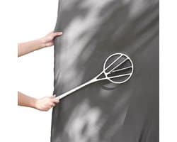 Tapijtbeater - Stofverwijderaar - Tapijt Reinigen - Lange Grip - 52 cm - Wit