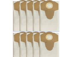 10 Stuks Stofzuigerzakken - Voor Einhell BT-NTS , Duo ,INOX ,NTS ,RT-VC , TC-VC ,TE-VC,TT-VC ,YPL - voor natte en droge stofzuigers en stofafzuigers