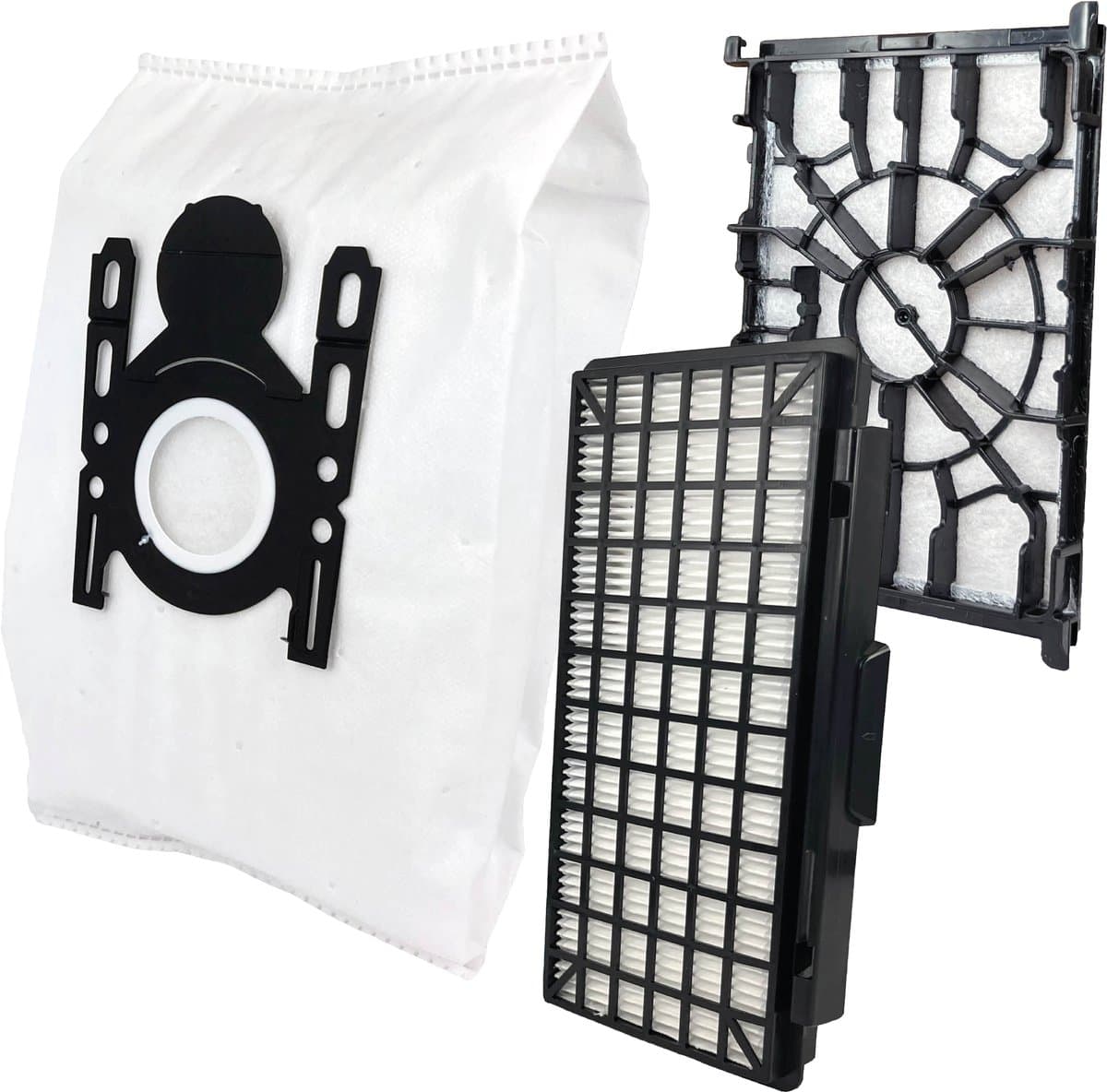 20 PARTS4® Stofzuigerzakken + HEPA & motorfilter geschikt voor Bosch In'Genius serie | Complete set met 20 stofzuigerzakken, HEPA filter (model 00647753) en motorfilter (model 00579421) — afbeelding 1