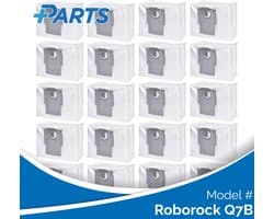 Roborock Q7B Stofzakken (20 Stuks, Plus.Parts® alternatief voor 8.02.0132)