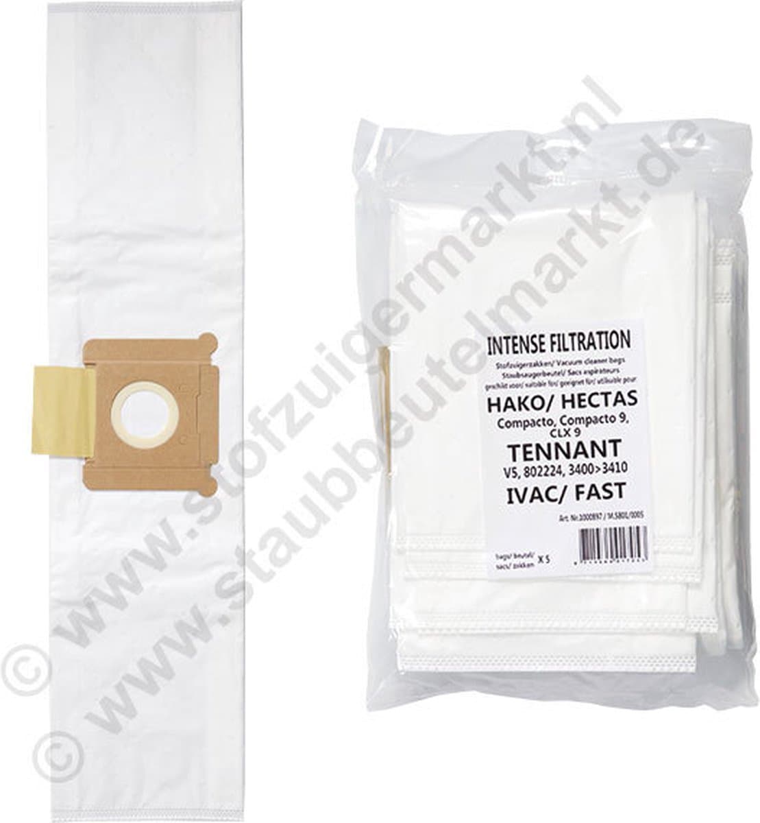 HAKO Compacto, TENNANT V5, 3400, 3410 (802224), IVAC, FAST — afbeelding 1