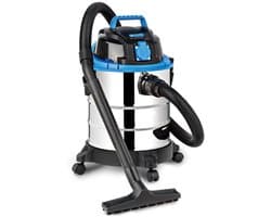 KIRA® Karcher - Krachtige Alleszuiger voor Nat & Droog - Professionele Bouwstofzuiger - Zilver - 35cm x 35cm x 51cm