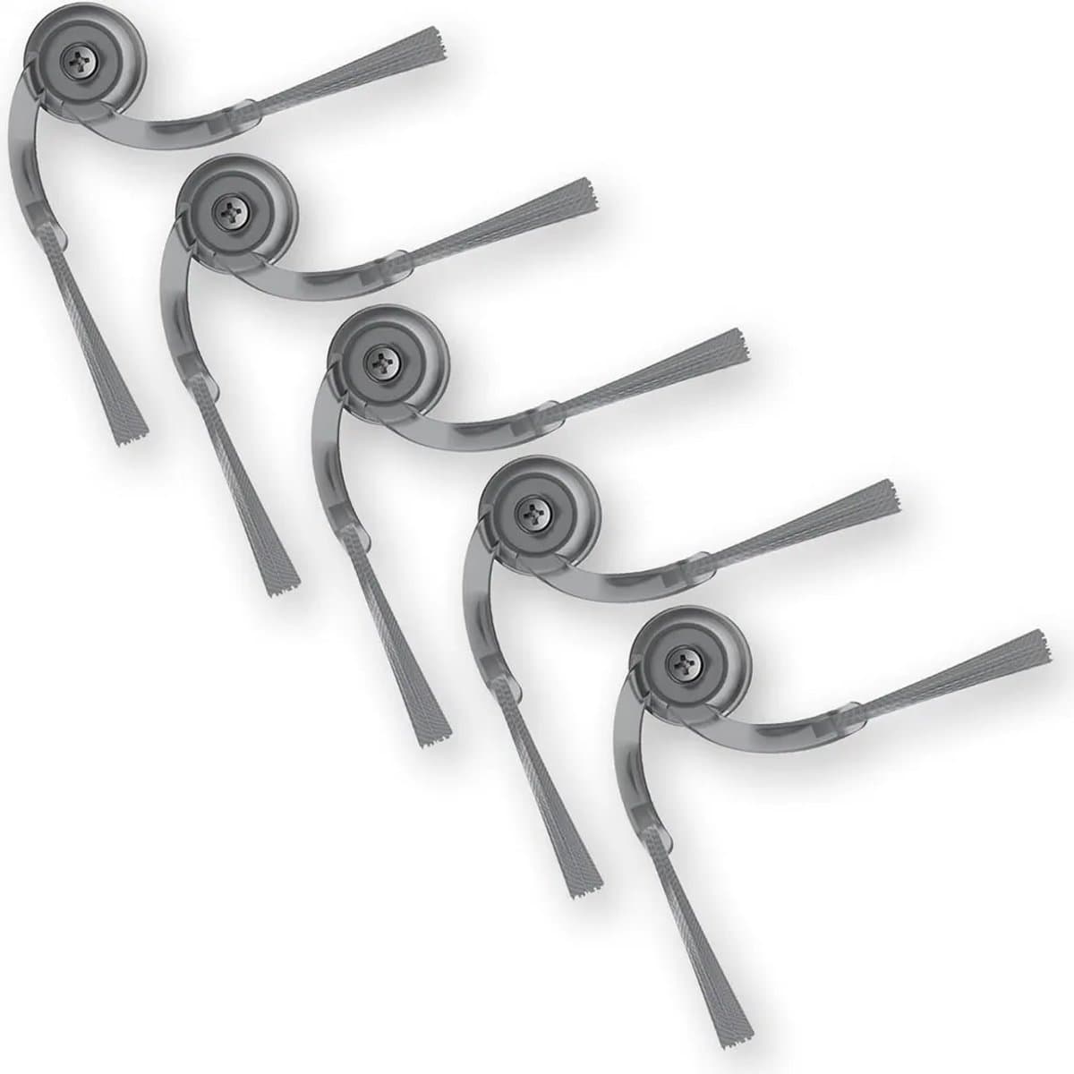 Vijf zijborstelaccessoires Geschikt voor de Roborock Qrevo Curv/Q10 S5/Q10 X5/Q7 M5/Q7 L5 robotstofzuigers. — afbeelding 1