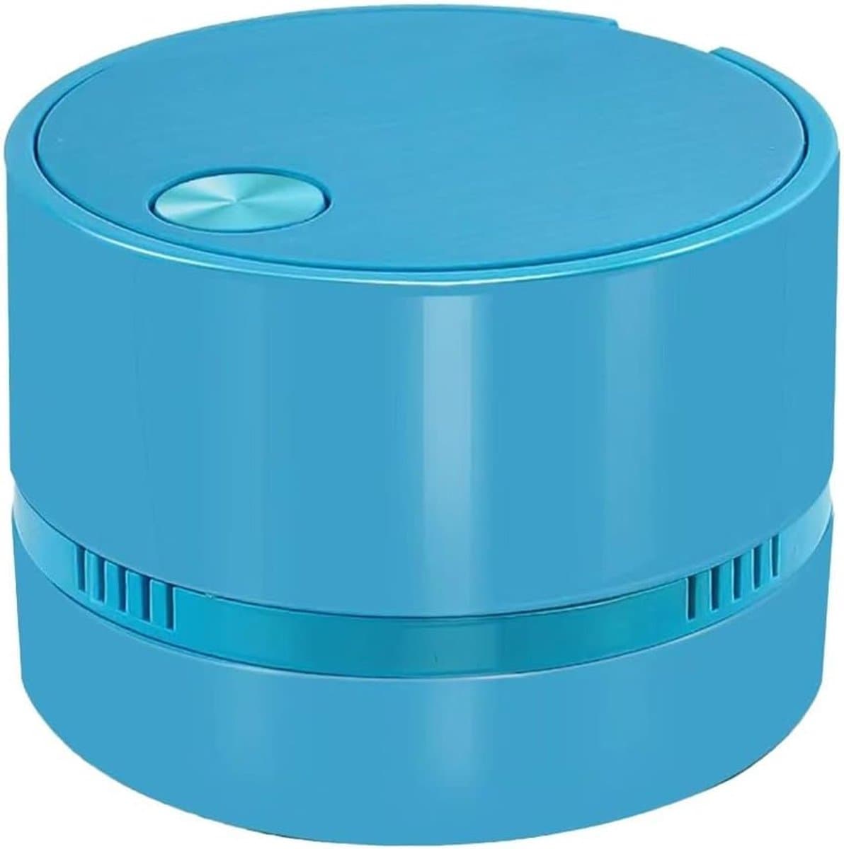 Mini Stofzuiger - Desktop Reiniger - Bureau Schoonmaken - Hoge Zuigkracht - 9 x 7.8 cm - Blauw — afbeelding 1