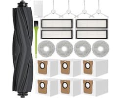 Accessoireset geschikt voor Robotstofzuiger - 21-delige set met stofzakken, filters, borstels en dweilpads voor Xiaomi X20 Plus, Dreame L10s Ultra, X10 Plus, S20 en L10 Ultra