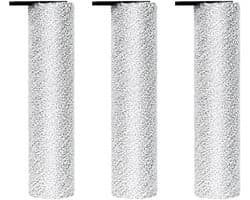 3 stuks Rolborstel - geschikt voor UWANT D100 - D100 PRO - V8 - V10 - V20 - D5 - D5 PRO - A60 - A100 - voor robotstofzuiger - 26.1*6*8.3cm - grijs