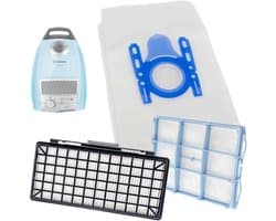Kleanburg® Onderhoudsset geschikt voor Bosch Free'e, BSGL5 en BSGL6 - 10 Stofzuigerzakken, Motorfilter en HEPA Uitblaasfilter - Compatibel