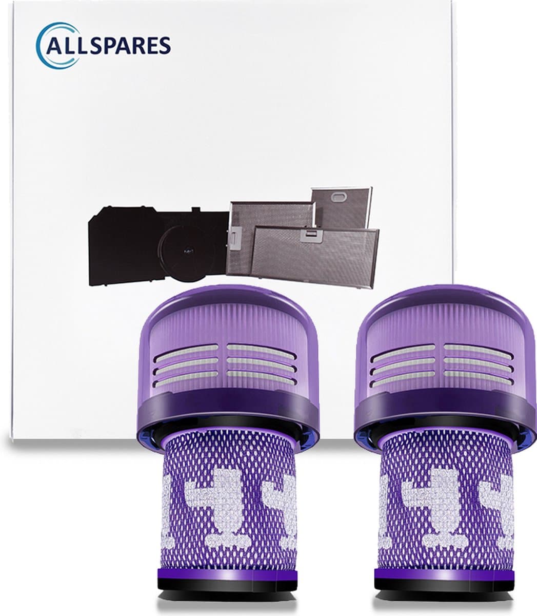 AllSpares HEPA-filter (2 St.) 971517-01 voor Stofzuigers geschikt voor Dyson V12 Slim / Detect Slim — afbeelding 1