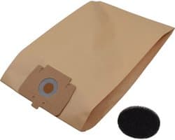 Geschikt voor CLEANFIX. 10 stuks. Stofzuigerzakken voor S10, S10VDE, S10Plus, S10Plus Eco, SW15, 22430, + Motorfilter, Papier. COVAKO Merk