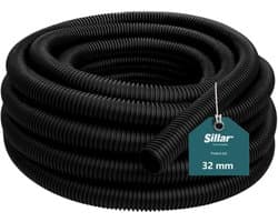 Sillar Stofzuigerslang 32mm - Universele Zuigslang voor Stofzuiger – Flexibele – Op Lengte - 1m