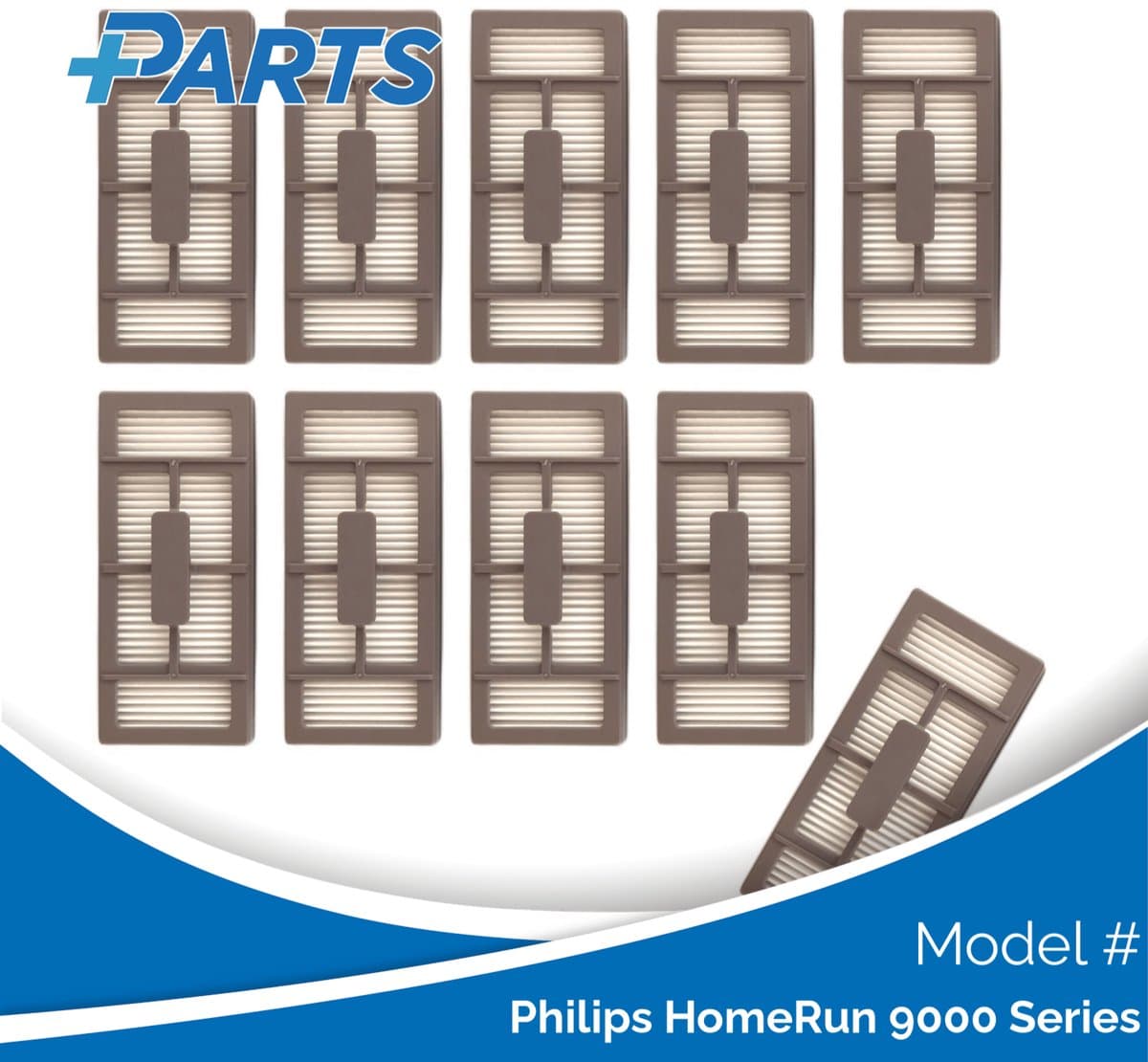 Philips HomeRun 9000 Series Filters (10 Stuks, Plus.Parts® alternatief voor XV1492/10) — afbeelding 1