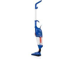 Arnica - Klik Klak - Steelstofzuiger & Elektrische Bezem - 600W - Zakloos - Blauw - 71 dB - Turbozuigmond