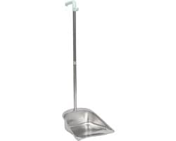 Stofblik met steel - Afvalblik - Efficiënt schoonmaken - Roestvrij staal - 80 cm - Willekeurig