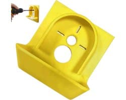 Muur Boren Stofvanger - Boor Stof Collectie - Schoon Boren - Snelle Puinverzameling - 9x8x4cm - Geel