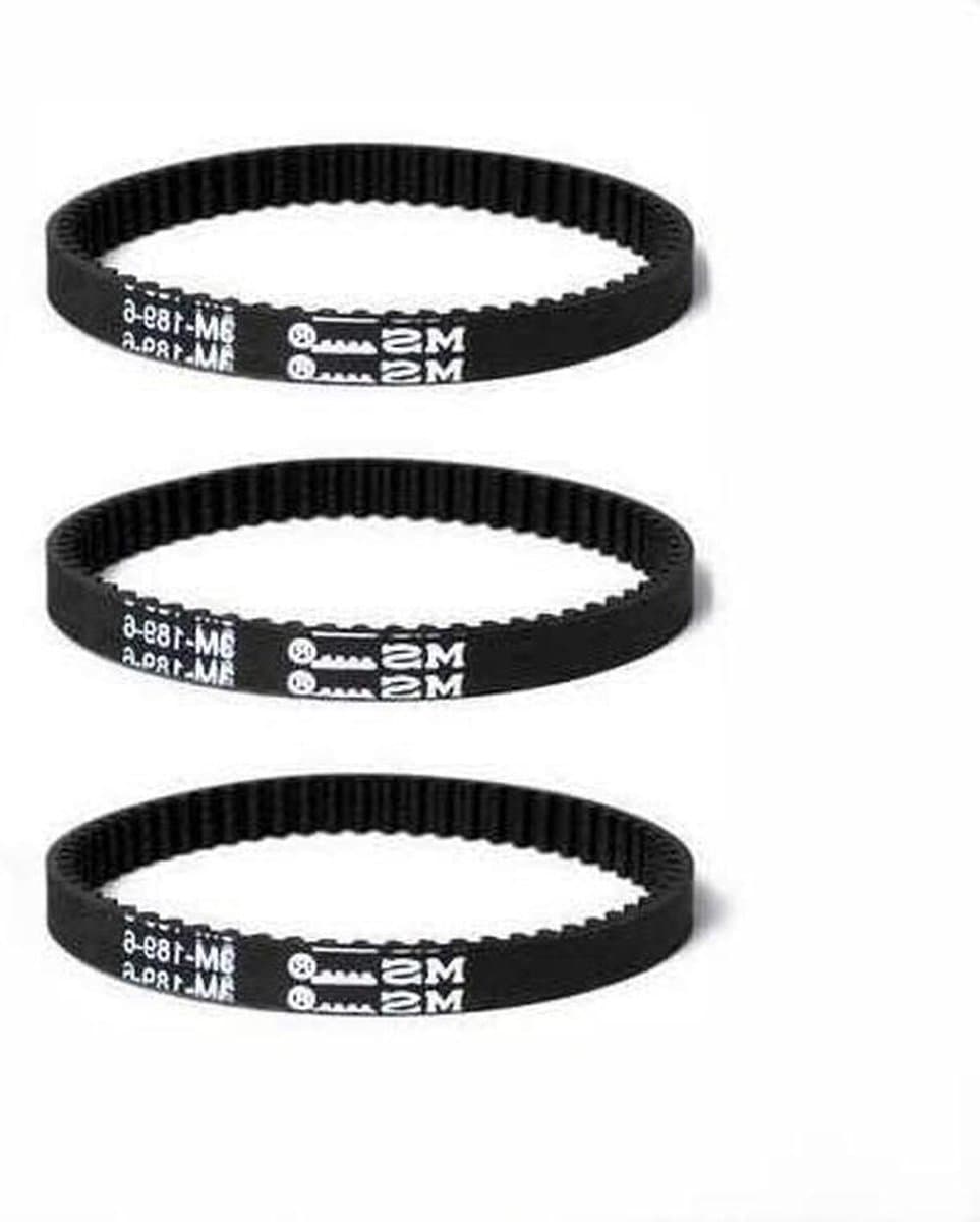 Stofzuigerriemen - Vervangende riemen - Stofzuigeronderhoud - Mechanische riem - 6.5 x 6.4 x 1.7 cm - Zwart — afbeelding 1