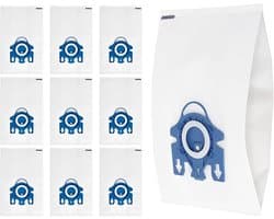 Stofzuigerzakken -Geschikt voor Miele Classic C1, Complete C2 & C3 - 10 Stuks - 3D AirClean Efficiëntie - Inclusief Zelfsluitende Hygiënesluiting - Vervanging voor S400, S2, S5, S8 Series - Type 10123210