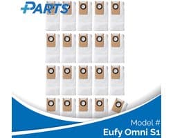 Eufy Omni S1 Stofzakken (20 Stuks, Plus.Parts® alternatief voor T29B9)