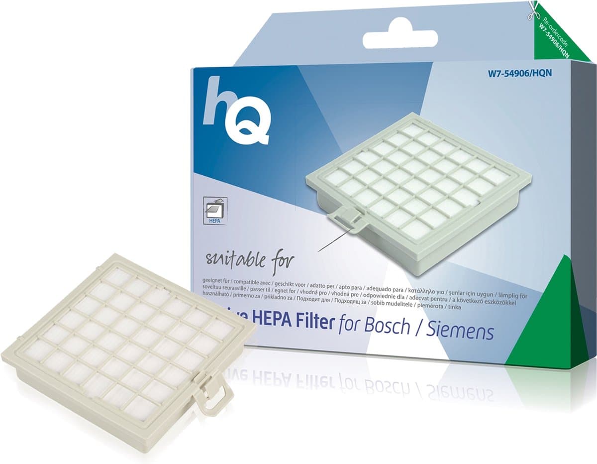 HQ W7-54906-HQN Vervanging Actieve Hepa Filter Bosch/siemens - 483774 — afbeelding 1