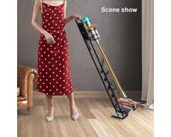 Stabiele Metalen Standaard voor Draadloze Stofzuigers - Compatibel met Dyson Gen5, V15, V12, V11, V10, V8, V7, V6 - Muurmontage Niet Nodig - Inclusief Wieltjes voor Gemakkelijke Verplaatsing