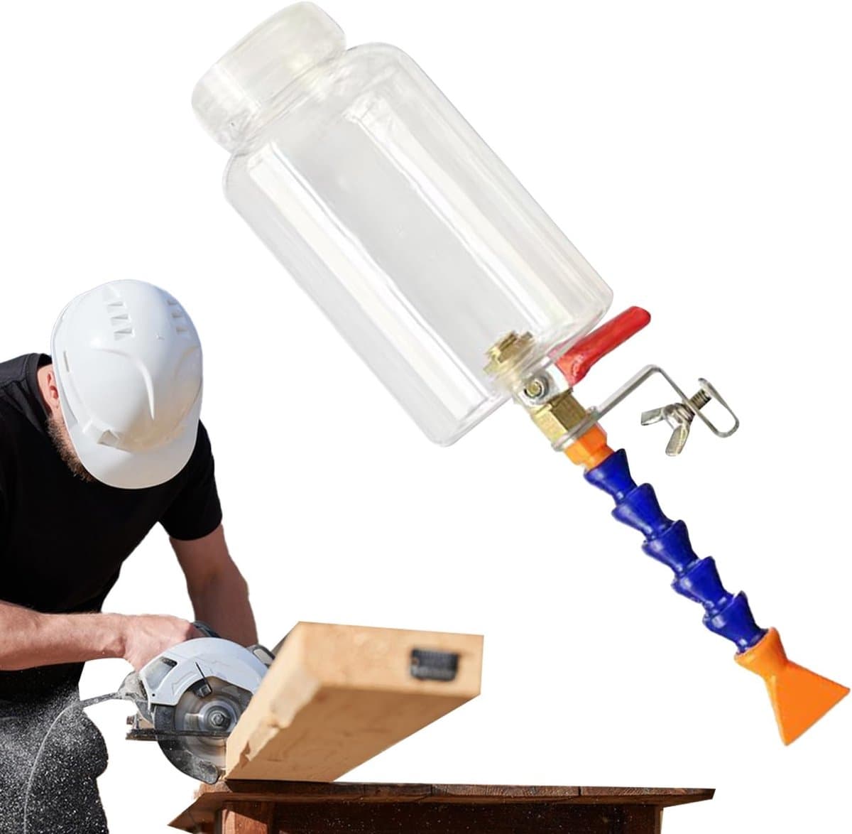 Stofafscheider Watersproeier - Koelsysteem Snijmachine - Nauwkeurig Werken - Hoge Precisie Spoorophanging - 500ml Capaciteit - Roestvrijstaal — afbeelding 1