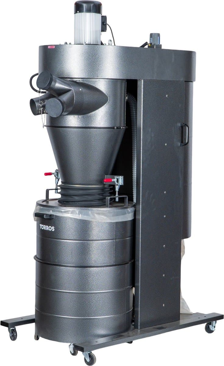 Cycloon stofafzuiginstallatie met autofilter 2850m³/h 3 kW 230V Torros ASC2850M — afbeelding 1