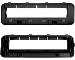 2x Vervangende onderdelen - hoofdborstelafdekking Geschikt voor Mova P50 Pro Ultra - P50 Ultra - P10 Pro Ultra - P10 Ultra - V50 Ultra Complete - E40 Ultra - S20 Ultra - E30 Ultra & Dreame X40 Ultra - L40 Ultra - X30 Ultra - S30 Pro Ultra - zwart