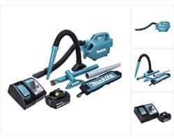 Makita DCL 184 RM1 accustofzuiger 18 V 54 mbar 0,5 l + 1x accu 4,0 Ah + oplader